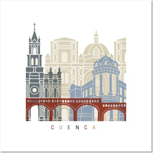 Cuenca EC skyline poster Posters and Art